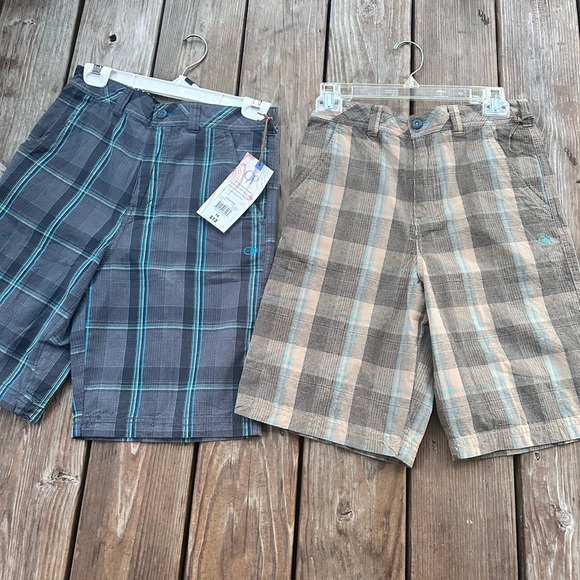OP boys youth plaid shorts size 14 - Picture 1 of 13